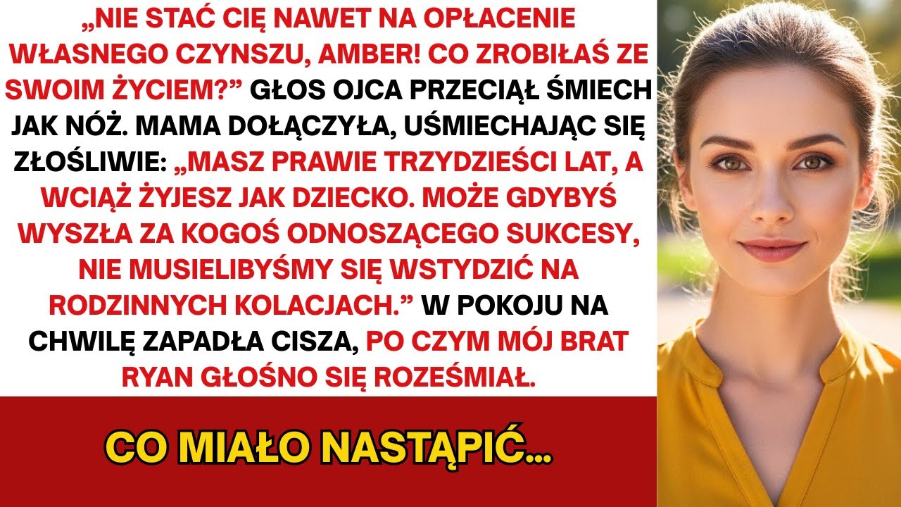 Na kolacji rodzice nazwali mnie „bezużyteczną” — aż powiedziałam jedno zdanie, co zmieniło wszystko.