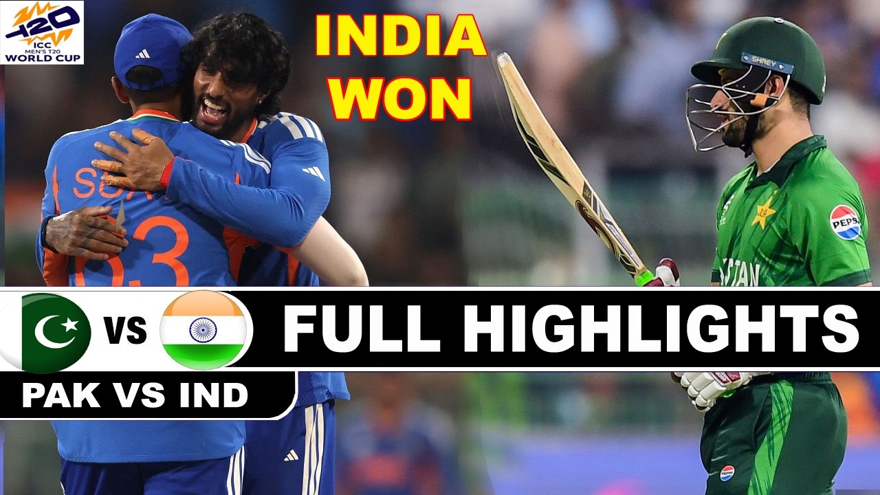 FULL HIGHLIGHTS | PAKISTAN VS INDIA ICC T20 WORLD CUP 2026 MATCH HIGHLIGHTS | PAK VS IND 2026