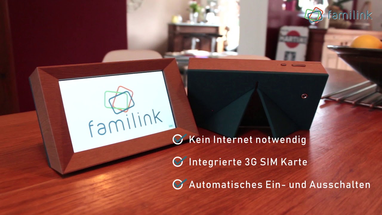 Familink 3g 4g Bilderrahmen Einfaches Teilen Von Bildern Auch Mit Senioren