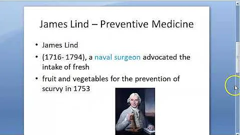 PSM 089 James Lind Limeys Scurvy Vitamin C Limes S...