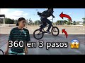 BMX tutorial - 360 en 3 pasos rápidos😱😱