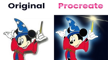 How To Draw Mickey Mouse in Procreate - Tutorial For Beginners