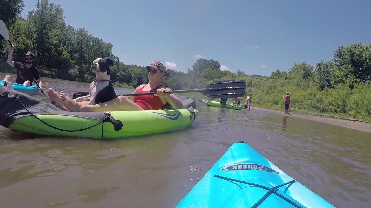 Kayaking down the Cottonwood River Minnesota YouTube
