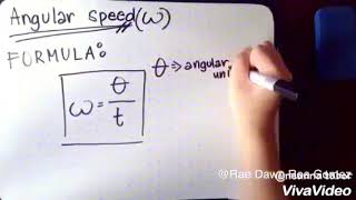 Linear and Angular velocity