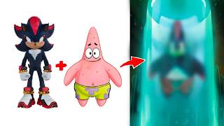 I turned Patrick x Shadow from sonic 3 🎨😄