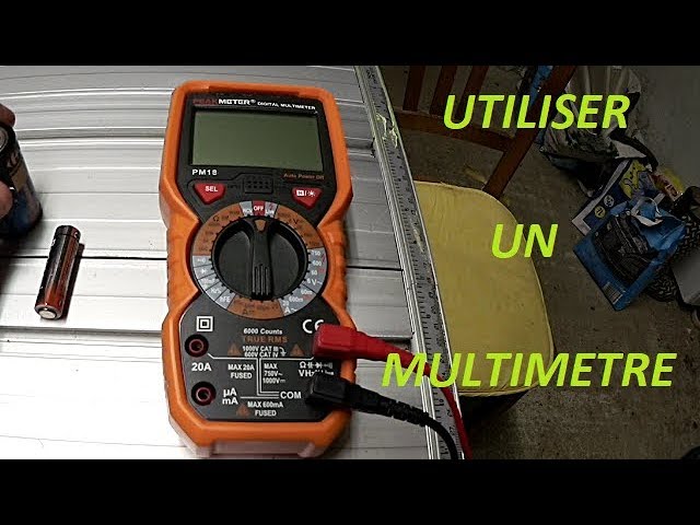 Multimètre numérique professionnel True RMS 6000 – SP Tools France
