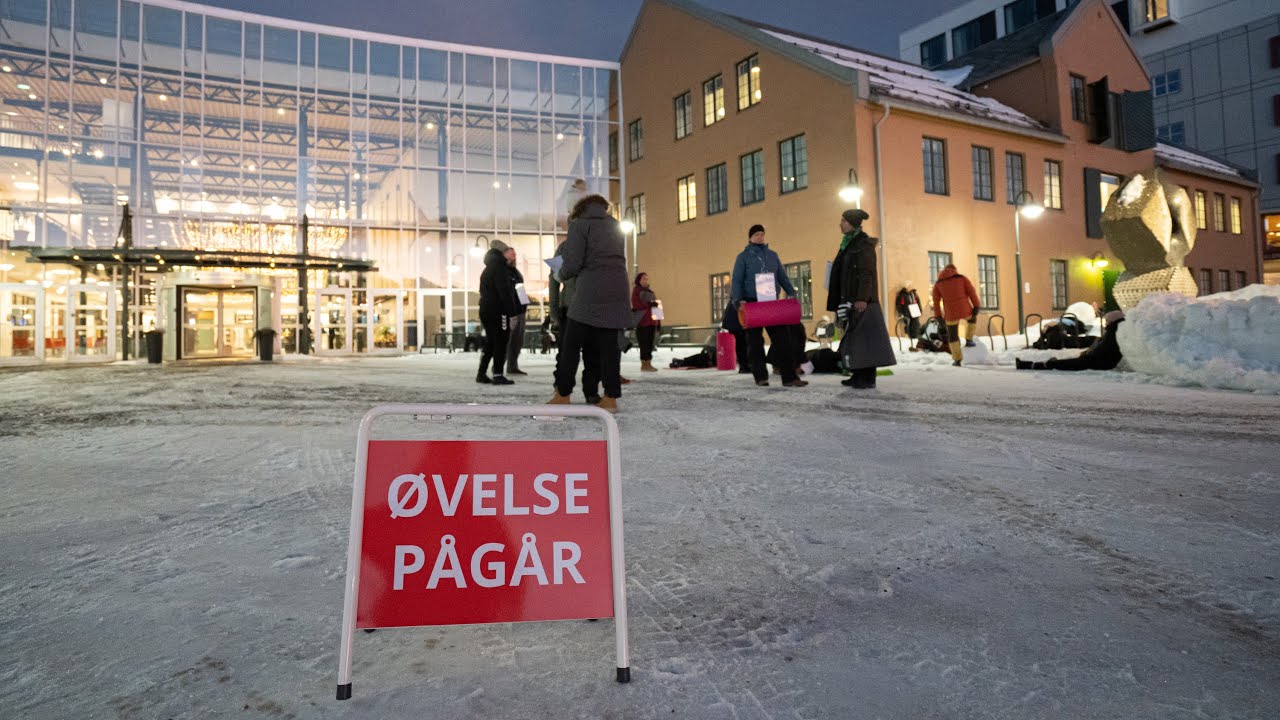 Kriseøvelse UiT i Harstad