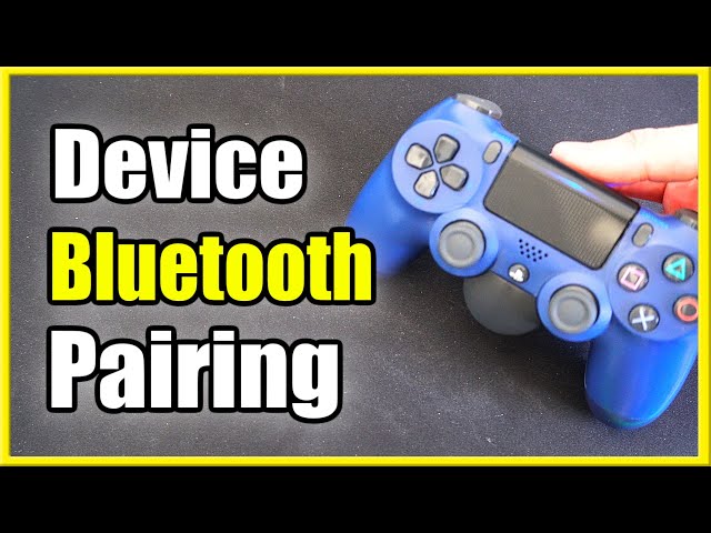 PS4 Controller on PC: Bluetooth guide