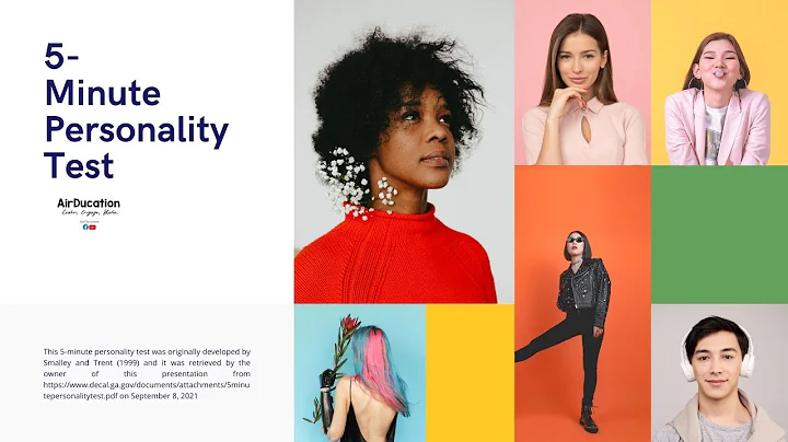 How to Answer 5-minute personality test?