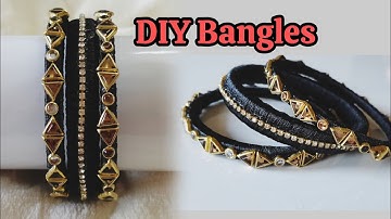 Handmade Silk thread bangles | How to make Silk thread bangles at home | Handmade Bangles