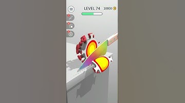 ASMR Slicing Game | Level-74 | Satisfying Gameplay #games #gaming #shorts #asmrslicing #asmr #game