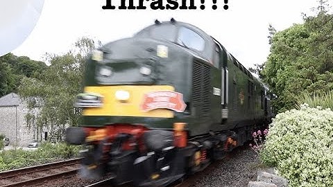 Class 37s On The Furness Line  37521 + 37667 11/06/2021 Three Peaks