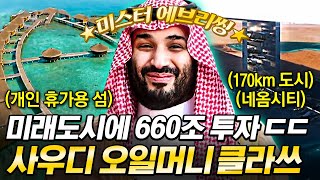 [#벌거벗은세계사] (40분) 세계 1위 부자 사우디 왕세자의 미래 도시 계획✨ 대한민국 유명 대기업 총수들 한 자리에 모이게 만든 석유수저 스케일ㄷㄷ