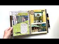 Travel Smash Book | Simple Travel Scrapbooking Idea & Flip Through