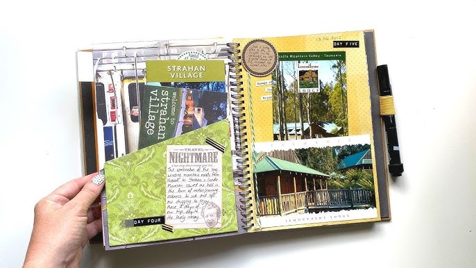 Make a page of my travel scrapbook with me! I do this after all my tri
