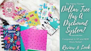Dollar Tree Has A Discbound System? | Planners & Micro Notes | Review | The Happy Planner | MAMBI