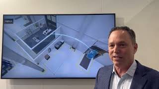 Inpixon Smart Warehouse 3D simulation demo at tradeshow