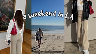 a weekend in my life actually doing LA things..
