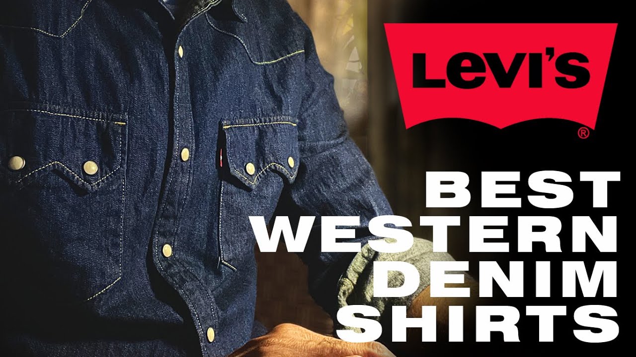 Levi's Denim Embroidered Shirt Womens XS Western Pearl Snap Short Sleeve |  eBay