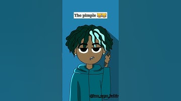 The pimple 😹#animation #art #digitalart #cartoon #illustration #anime #danimation