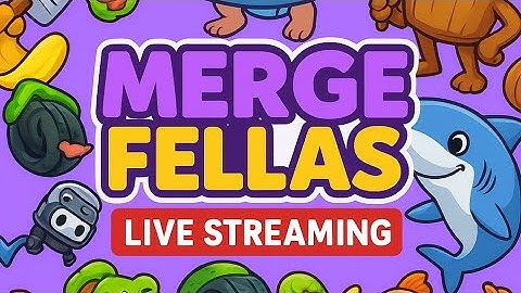“⚔️ Non-Stop Merge Battles LIVE | Merge Fellas” 🎮🚀 PART 7 #mergefellas #games #brainrot