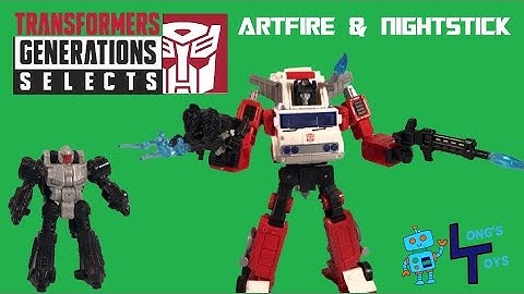 Transformers Generations Selects Voyager Class Artfire & Nightstick Review