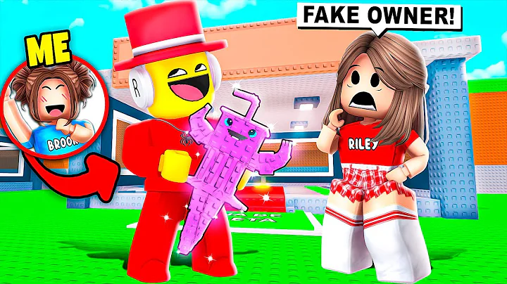 I Pretended To Be THE OWNER, To TROLL My SISTER In Steal A Brainrot!