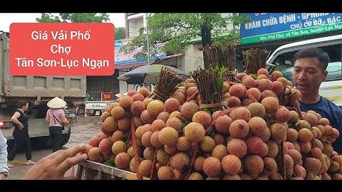 GIÁ VẢI THIỀU TẠI PHỐ CHỢ TÂN SƠN - LỤC NGẠN I NÚI ĐỒI LỤC NGẠN