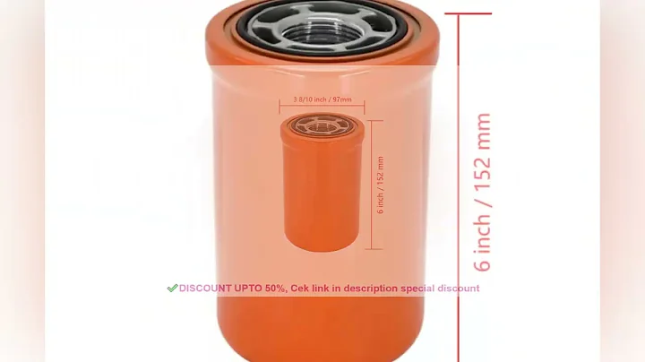 Hydraulic Filter 6630977 6661248 P164375 BT8464 LVA10419 HF6552 51455 Compatible With Kubota Engine