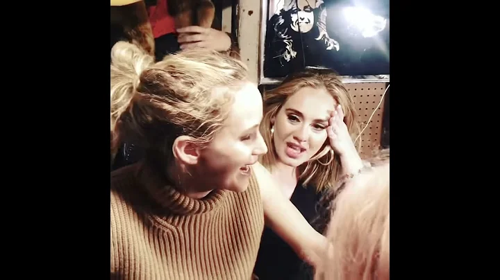 Jennifer Lawrence and Adele Get Their Makeup Done ...