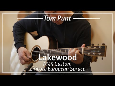 Lakewood M45 Custom Ziricote European Spruce played by Tom Punt