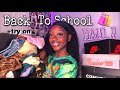BACK TO SCHOOL CLOTHING HAUL+try on| 2021