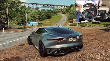 NFS HEAT JAGUAR F-TYPE R COUPE - Logitech g29 gameplay