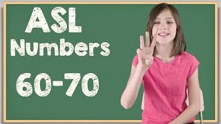 ASL Numbers 60-70 in Sign Language | Learn how to Sign Numbers