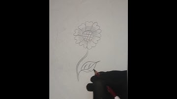 how to draw flower 🌼 #drawing #flower #art