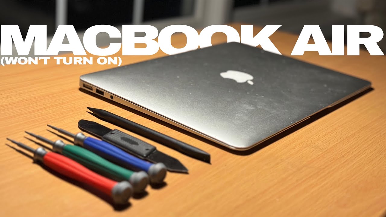 How to fix a 13-inch MacBook Air that won't turn on - YouTube