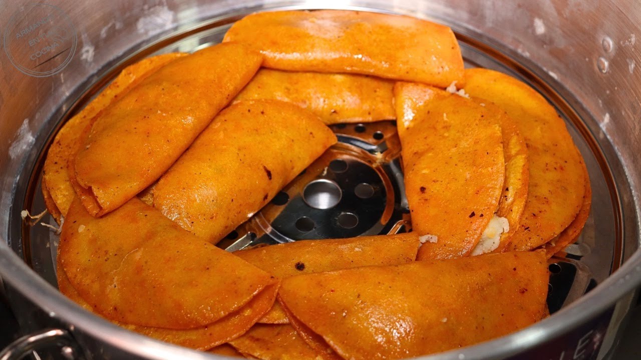 TACOS AL VAPOR RECETA FACIL NO SE ROMPEN / TACOS AL VAPOR DE PAPA PREPARADOS EN VAPORERA