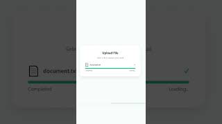 Upload File UI with CSS | Box & Button Design