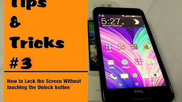 Tips and Tricks for HTC Desire 816 #3:How to Lock the Screen without Touching hardware button