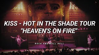 KISS - Heaven's On Fire | Sub.Español + Lyrics | Hot In The Shade Tour 1990 - Parte 3.