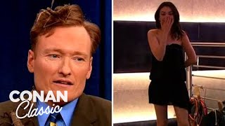 Bug Expert Georges Brossard Scares Conan \& Mila Kunis | Late Night with Conan O’Brien