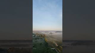 Утренний туман в МСК в конце августа #туман #мск #утро