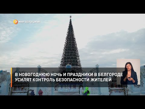 В новогоднюю ночь и праздники в Белгороде усилят контроль безопасности жителей