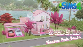 Modern Pink House | Speed Build The Sims 4 screenshot 4