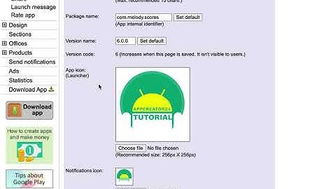 lesson 1 How to create and configure appcreator24 Name