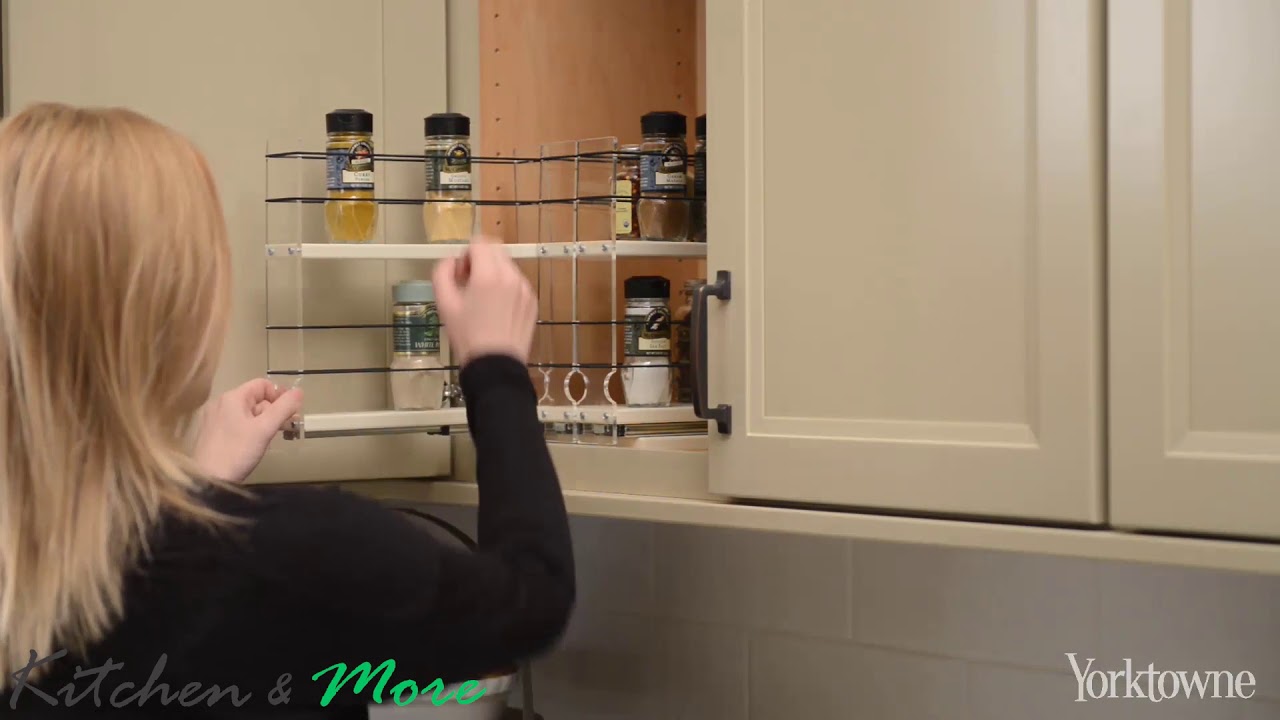 Spice Rack Kit | Kitchen Cabinet Accessories - YouTube