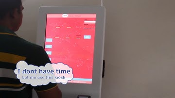 Self Checkout Kiosk for Restaurant and Food Court