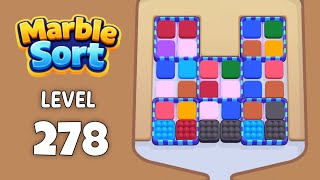 Marble Sort level 278 solution