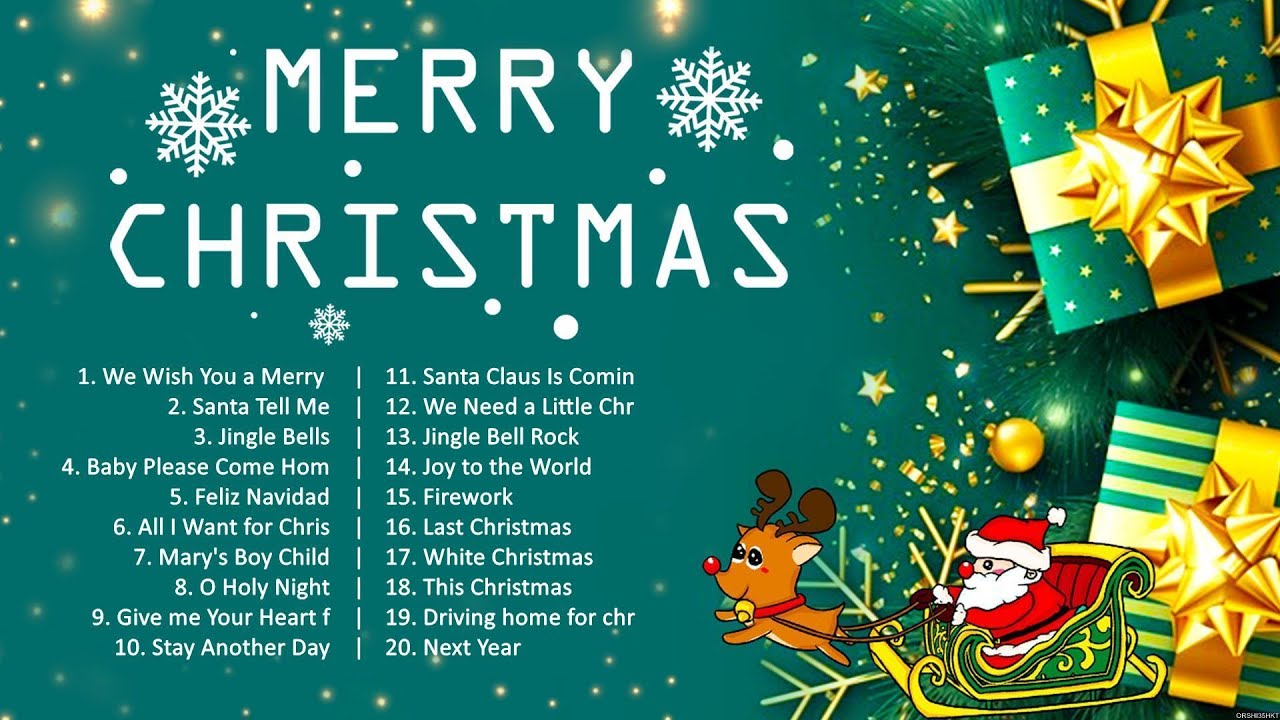 Best Christmas Songs of All Time Top English Christmas Songs Playlist