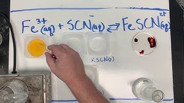 Fe3+ SCN- Equilibrium Shift